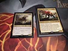 Mtg Full EDH Deck - Zacama Primal Calamity Dinosaurs- Lots of Rares/Mythics!!!