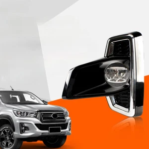 Bumper Lamp Front fog Lights Assembly Set For 2018-2019 TOYOTA HILUX REVO - Picture 1 of 12