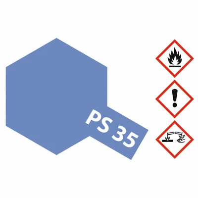 TAMIYA 300086035 PS-35 100 Ml Bleu Violet Peinture Polycarbonate - Photo 1/2