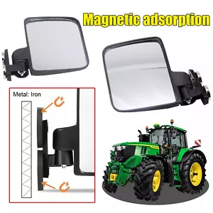Passend für Kubota John Deere 220 Pfund Nennmagnet Traktor Seitenspiegel LH & RH Paar - Bild 1 von 15