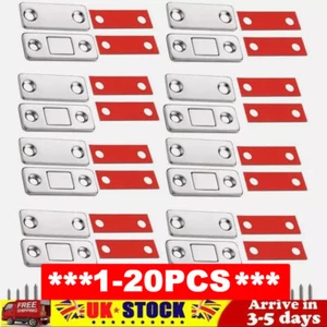1-20PCS Strong Magnetic Catch Latch Ultra Thin For Door Cabinet Cupboard Closer - Picture 1 of 18