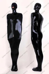 417-7 Latex Rubber Gummi lock Sleep-sack Body bag mask catsuit customized 0.7mm - Bild 1 von 5