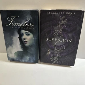 Lot Of 2 Timeless and Suspicion Books By Alexandra Monir HB - Picture 1 of 8