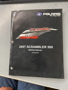 POLARIS OEM SERVICE REPAIR MANUAL SCRAMBLER 500 2007 NEW #9920769 - Bild 1 von 1