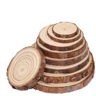 Rustic Wooden Log Slice Tree Bark Wedding Table Centerpiece Cake Stand
