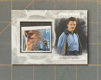 Star Wars MasterworK: CHEWBACCA / LANDO Stamp Relic sn. 120/200 -ERROR- (2018) - Image 1 of 4