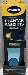 Dr. Scholl's Insoles Pain Relief For Plantar Fasciitis Men's Size 8-13 - Picture 1 of 4
