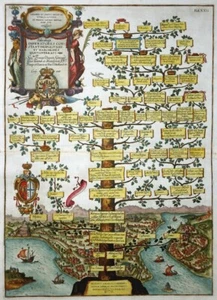 TURCHIA ISTANBUL COSTANTINOPOLI OTTOMANIA PERA ALBIZZI CHRISTIANORUM STEMMATA 1612 - Foto 1 di 1