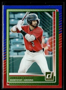 2025 Donruss Baseball Blue & Red Foil #70 Jordan Lawlar Diamondbacks - Picture 1 of 2