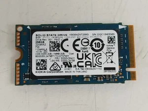 Toshiba BG5 KBG5AZNT256G 256 GB NVMe 42mm Solid State Drive - Picture 1 of 6