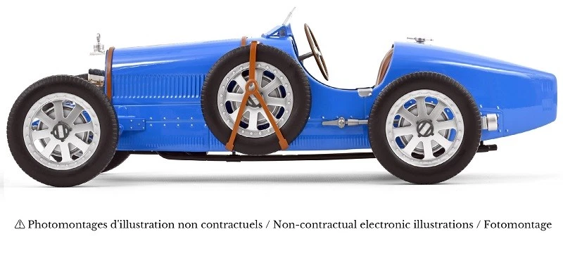 NOREV 125705 1/12 Bugatti T35 1925 Blu Modello Auto