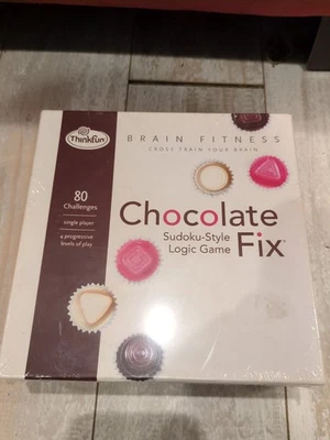 2013 Think Fun Chocolate Fix Sudoku-Style Logic Game Brain Fitness - COMPLETE - Image 1 of 2
