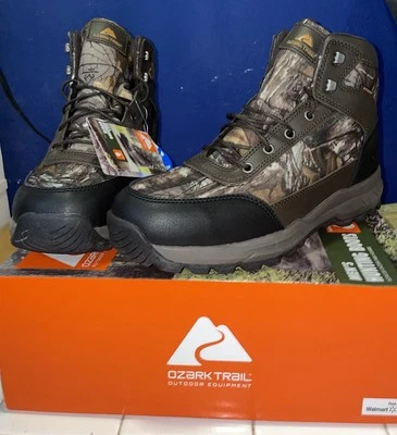 Ozark Trail 6” Waterproof Hunting Boot, Size 11 REALTREE Camo, New With Box. - Image 1 of 4