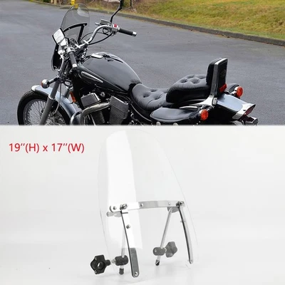 Parabrisas grande 19"x17" para Suzuki Intruder 1400 Boulevard C50 M109R Foto 1 de 4