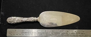 Vintage Sterling Silver Kirk Repousse Flat Cake Pie Server - Picture 1 of 3