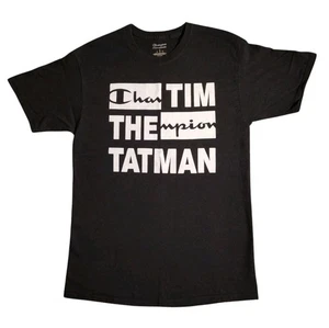 Champion T Shirt Herren L schwarz TimTheTatman weiß Grafik bestickt Lupo Tim - Bild 1 von 13