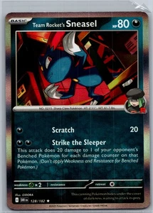 Rocket's Sneasel - 128/182 - Holo Rare - Destined Rivals - NM/M - Picture 1 of 2