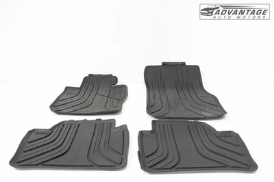 2017-2018 BMW 330I XDRIVE F30 FRONT & REAR SECOND ROW ALL WEATHER FLOOR MATS OEM - Image 1 of 4