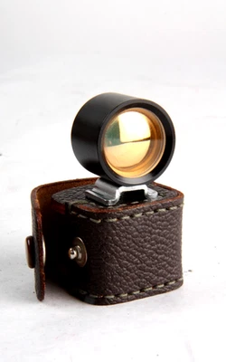 cold shoe mount bright line finder/viewfinder,rangefinder, cased, 4 frame lines - Image 1 of 4