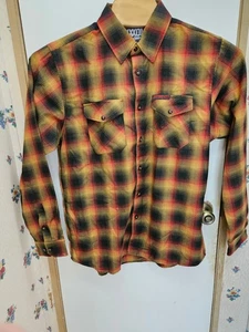 Dixxon "Dirt Bike Kidz" Gr. L Langarm Flanellhemd mit Knöpfen - Bild 1 von 5