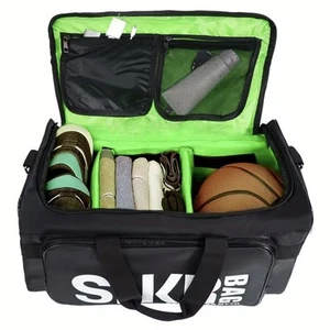 Large Foldable Sports and Travel Duffle Bag Lightweight for balls shoes Holdall - Picture 1 of 23