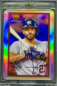 Jose Altuve RARE REFRACTOR INVESTMENT CARD SSP BOWMAN CHROME MVP MINT - Picture 1 of 2