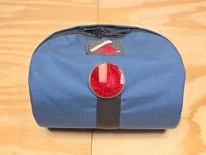 Vtg 80’s Cannondale Bike Bag Original Blue - Reflector Seat Rails & Handlebar - Picture 1 of 18