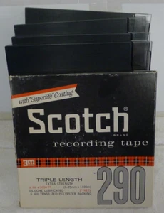 Lot of 5 Various Brands 90 Tape 212 Reel to Reel +Hard Plastic Cases RECORDED - Picture 1 of 10