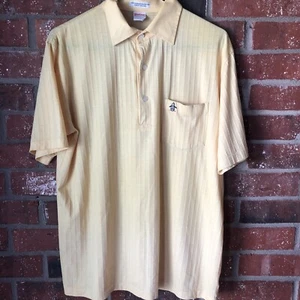 Polo De Colección Años 80 Grand Slam Munsingwear Pingüino Para Hombre Grande Color Amarillo Limón - Imagen 1 de 12