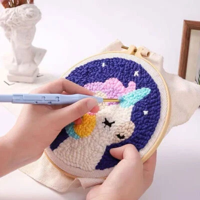 Kit de bordado punzón aguja costura aguja pluma tejido tejer herramienta de costura Foto 1 de 4