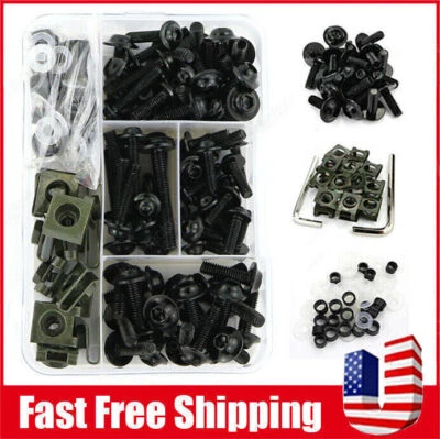 Kits completos de tornillos de cuerpo de perno de carenado para Yamaha YZF R6 R1 R6S YZF600R FZ6/R Foto 1 de 4