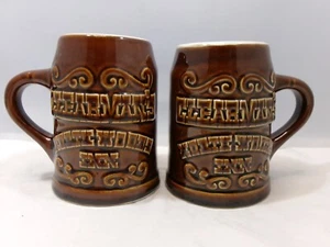1960s Clearman's North Woods Inn Restaurant Ware Coffee Mug, Hall China Set of 2 - Picture 1 of 15