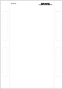(€ 38,50/1000 Stk.) 2000 DHL Etiketten 910-300-700 auch für Hermes DPD geeignet - Bild 1 von 1