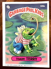 1986 Topps Garbage Pail Kids Trading Card #109a - Toady Terry  - NMT