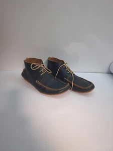 Mocasines Vagabond Cuero Euro 43 UK 10 Negro Buen Estado Cuero Suave - Imagen 1 de 10