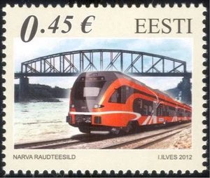 Estonia 2012 Trains/Locomotives/Rail/Railway Bridges/Transport 1v (ee1001) - Picture 1 of 1
