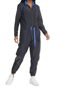 Air Jordan Women’s Flightsuit Size Small CZ5572 010 Jumpsuit Blue Gray One Piece - Picture 1 of 9