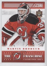 2013-14 Score Heritage Classic The Franchise Martin Brodeur #TF-5 HOF