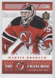2013-14 Score Heritage Classic The Franchise Martin Brodeur #TF-5 HOF