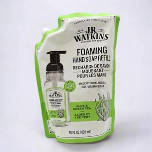 J.R. Watkins Foaming Hand Soap Aloe Green Tea Refill 28 fl oz / 828ml - Picture 1 of 5