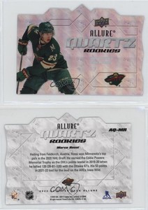 2022-23 Upper Deck Allure Quartz Rookies Marco Rossi #AQ-MR Rookie RC