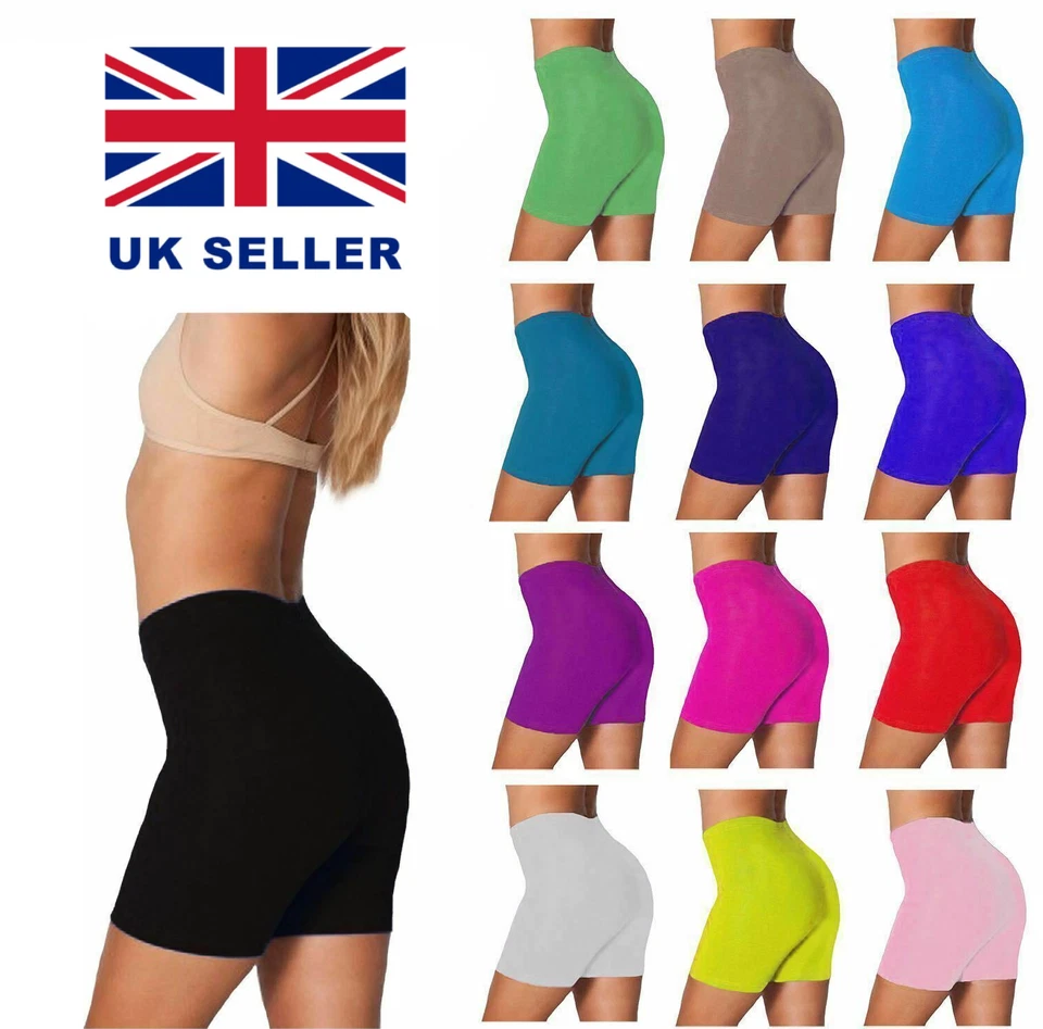 Damas Pantalones Cortos de Ciclismo para Gimnasio Correr Leggings Activos Informales Tallas 8-26 Foto 1 de 1