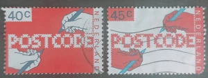 Used Europe Netherlands stamp set 1978 The Introduction of Postal Codes - Picture 1 of 1