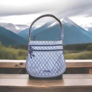 Vera Bradley Trio Zip Hipster Carbon  Crossbody Purse Bag  - Picture 1 of 8