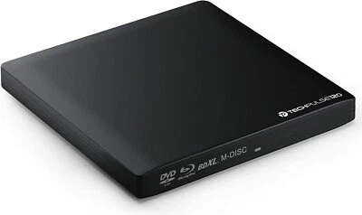 techPulse120 USB 3.1 Typ-C Blu-ray Brenner DVD CD externes Laufwerk Alu BDXL Rom - Bild 1 von 4