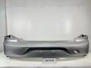 2017-2018 Volvo S90 Rear Bumper Cover w/ Sensor Holes OEM - Picture 1 of 16