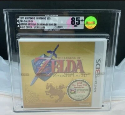 Nintendo 3DS The Legend of Zelda Ocarina of Time Pre-Sale Gold Case Rare VGA - Image 1 of 3