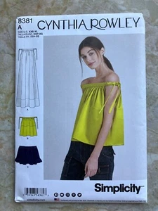 Modelli di cucito non tagliati semplicità Cynthis Rowley Designs - Foto 1 di 7