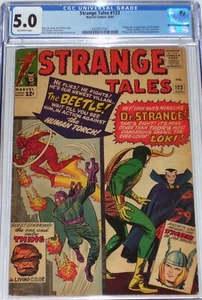 Strange Tales #123 CGC 5.0 from Aug 1964 Origin & 1st appearance of the Beetle - Picture 1 of 2