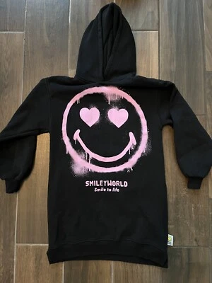 Zara Kids Smiley Hoodie Size 11-12 - Image 1 of 3